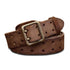 YAAGLE Vintage Distressed Leather Belt for men and women