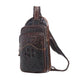 YAAGLE travel crossbody chest bag crocodile grain cow leather single chest bag YG5523 - YAAGLE.com