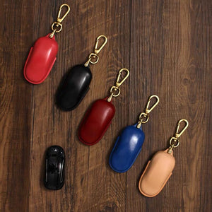 YAAGLE Genuine Leather Car Key Holder Model X/S YG7654 - YAAGLE.com