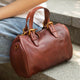 YAAGLE Women Tanned Leather Boston luggage Tote bag YG8815 - YAAGLE.com