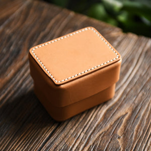 Vegetable Tanned Leather Storage Bag For Men