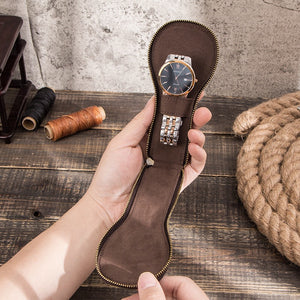 YAAGLE leather  watch case for travel YG6554