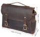 YAAGLE  Crazy Horse Leather Messenger Bag For Men Top Handle bag Laptop Bag YG7369 - YAAGLE.com