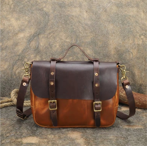 Vintage messenger bag customization