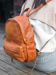 Genuine Leather Travel Backpack YG5532 - YAAGLE.com