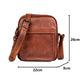 YAAGLE vintage crazy horse genuine cowhide leather sling bag YG5885 - YAAGLE.com