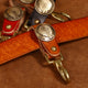 YAAGLE Leather Clasp Key Fob