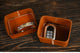 Vegetable Tanned Leather Storage Bag For Men