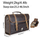 YAAGLE Men's Vintage Leather backpack Satchel Convertible Casual Outdoor Travel School Table Case Multi-Purpose 15.6 Inch Laptop Bag YG7711 - YAAGLE.com