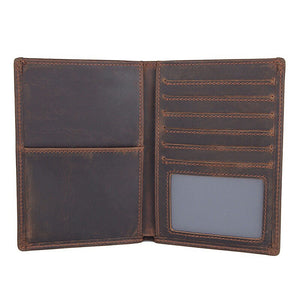 YAAGLE Multifunction Travel Cover Genuine Leather Card Passport Holder Wallet YG1266 - YAAGLE.com