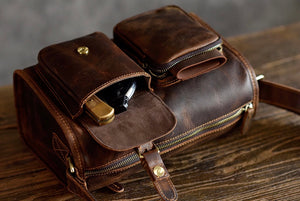 High Quality Leather Men's Satchels