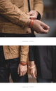 YAAGLE Brilliantly Finished and Designed Handmade Single Genuine Leather Bracelet YG0044 - YAAGLE.com