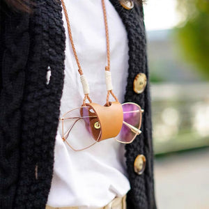 YAAGLE Leather Sunglasses Lanyard YG9921 - YAAGLE.com