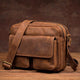 YAAGLE Top Crazy Horse Leather Sling Bag Mens Leather Bag Crossbody Bag for Men YG9754 - YAAGLE.com