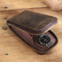 YAAGLE  Custom personalized Luxury Utility genuine leather watch case organizer YG1121