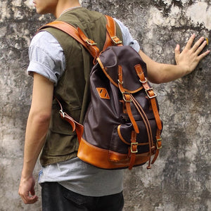 Handmade Leather Backpack For Man