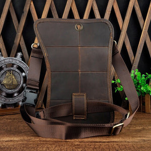 YAAGLE  100% Cow Genuine Leather Messenger Bag  YG7737 - YAAGLE.com