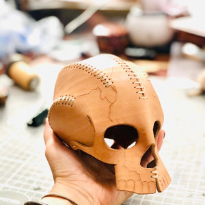 Handmade Leather SKULL