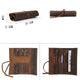 YAAGLE Leather Roll Pencil Case YG6578