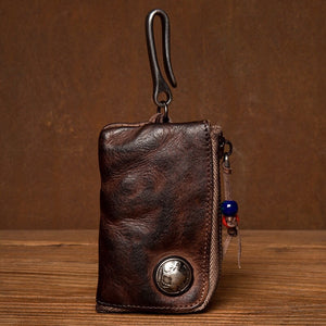 YAAGLE Vegetable Tanned Cowhide Key Bag YG0012 - YAAGLE.com