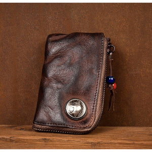 YAAGLE Vegetable Tanned Cowhide Key Bag YG0012 - YAAGLE.com