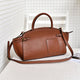 YAAGLE Women Retro Cowhide genuine leather bags Doctor bag Handbag YG8816 - YAAGLE.com