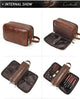 Genuine Leather Toiletry Bag