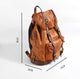 YAAGLE Mens' Unique Large Capacity Tanned Leather Travel Business Backpack YG8622