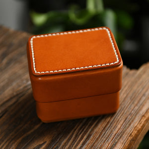 Vegetable Tanned Leather Storage Bag For Men