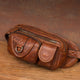YAAGLE Genuine Leather Waist Bag Fanny Pack YG8221