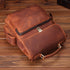 YAAGLE Men's Vintage Crazy Horse leather Travel Outside Backpack YG3245