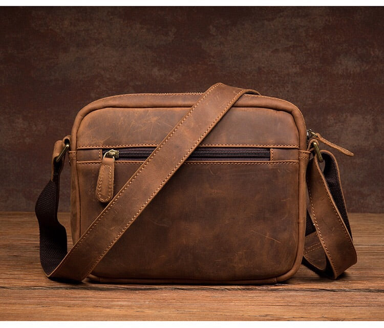 mens crossbody bag leather