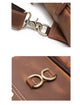 YAAGLE Men Cross Chest Leather Sling Bag with 2 pocket YG20729