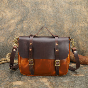 Vintage messenger bag customization