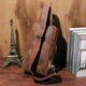 YAAGLE Men Cross Chest Leather Sling Bag with 2 pocket YG20729