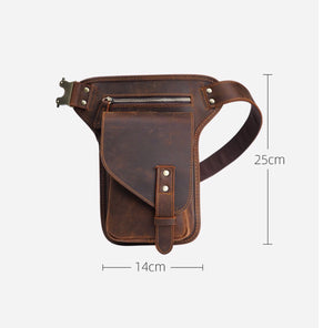 YAAGLE Leather Fanny Pack