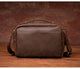 YAAGLE Vintage crazy horse leather genuine leather men shoulder messenger bag YG6653