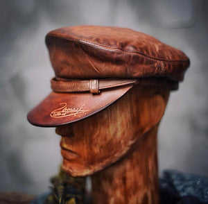 Handmade Horse Skin Captain's Cap
