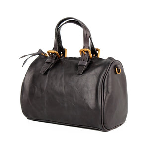 YAAGLE Women Tanned Leather Boston luggage Tote bag YG8815 - YAAGLE.com