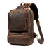 Vintage Full Grain Leather Small Sling Backpack YG1121