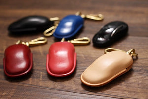 YAAGLE Genuine Leather Car Key Holder Model X/S YG7654 - YAAGLE.com