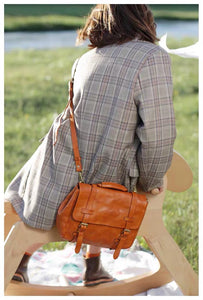 YAAGLE Vintage Leather Shoulder Bag YG1816 - YAAGLE.com