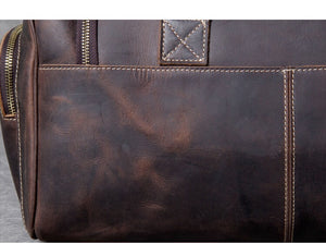 Crazy Horse Leather Holdall Duffel Bag YG1131 - YAAGLE.com