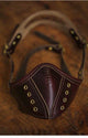 YAAGLE HORWEEN Vegetable Tanned Cowhide Handmade Riding Mask YG9907 - YAAGLE.com