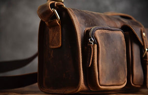 High Quality Leather Men's Satchels