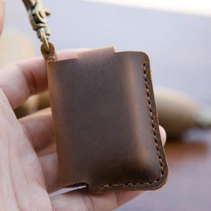 YAAGLE Leather Cigarette Pack & Lighter Cover/Holder/Tobacco Case/Accessories, Handmade YG87670