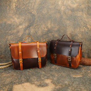 Vintage messenger bag customization