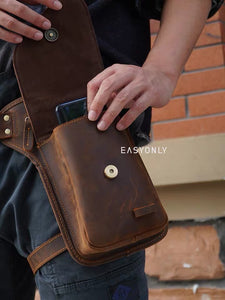 YAAGLE Leather Fanny Pack