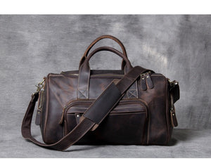 Crazy Horse Leather Holdall Duffel Bag YG1131 - YAAGLE.com