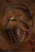 YAAGLE HORWEEN Vegetable Tanned Cowhide Handmade Riding Mask YG9907